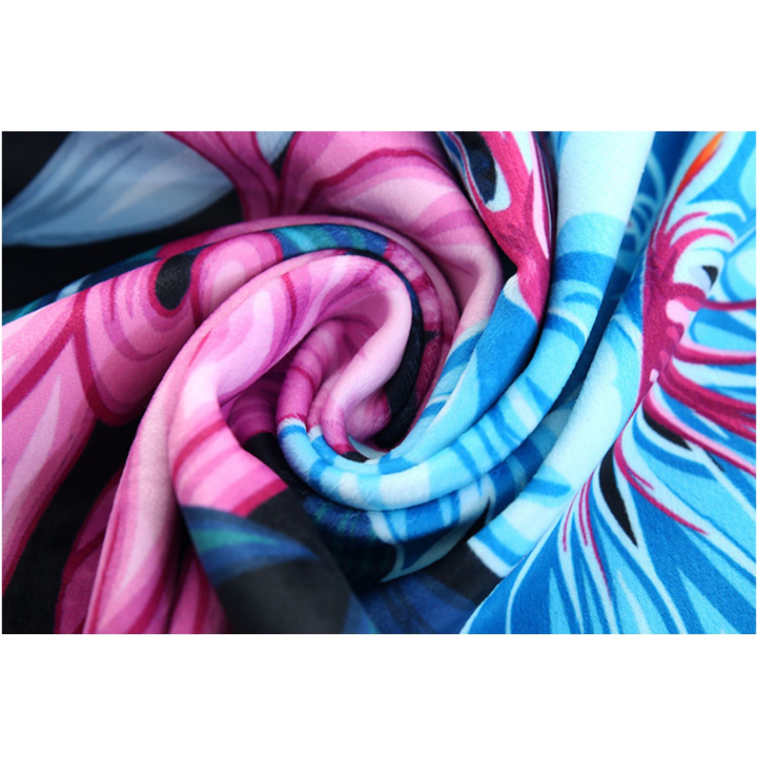 12"x 20" Sublimated Plush Microfiber Golf Towel w/ Grommet & Carabiner 3