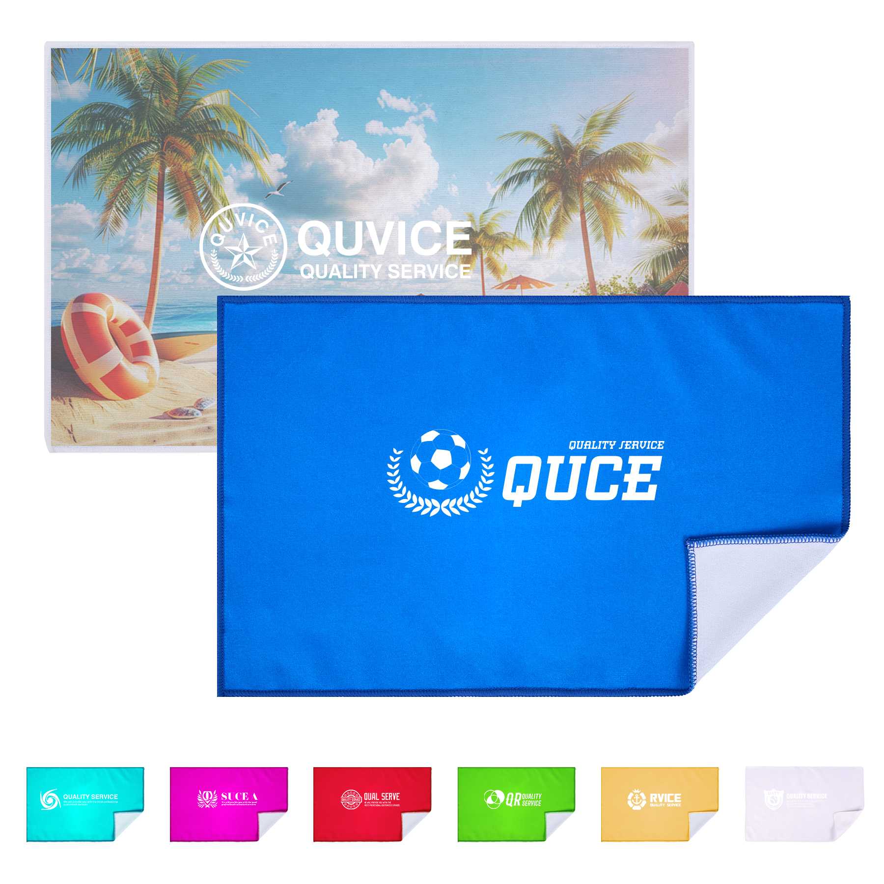 250GSM Dye Sublimated Microfiber Rally Towel 3