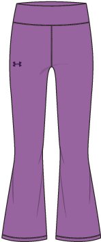 UA Motion Girls' Flare Pants 5