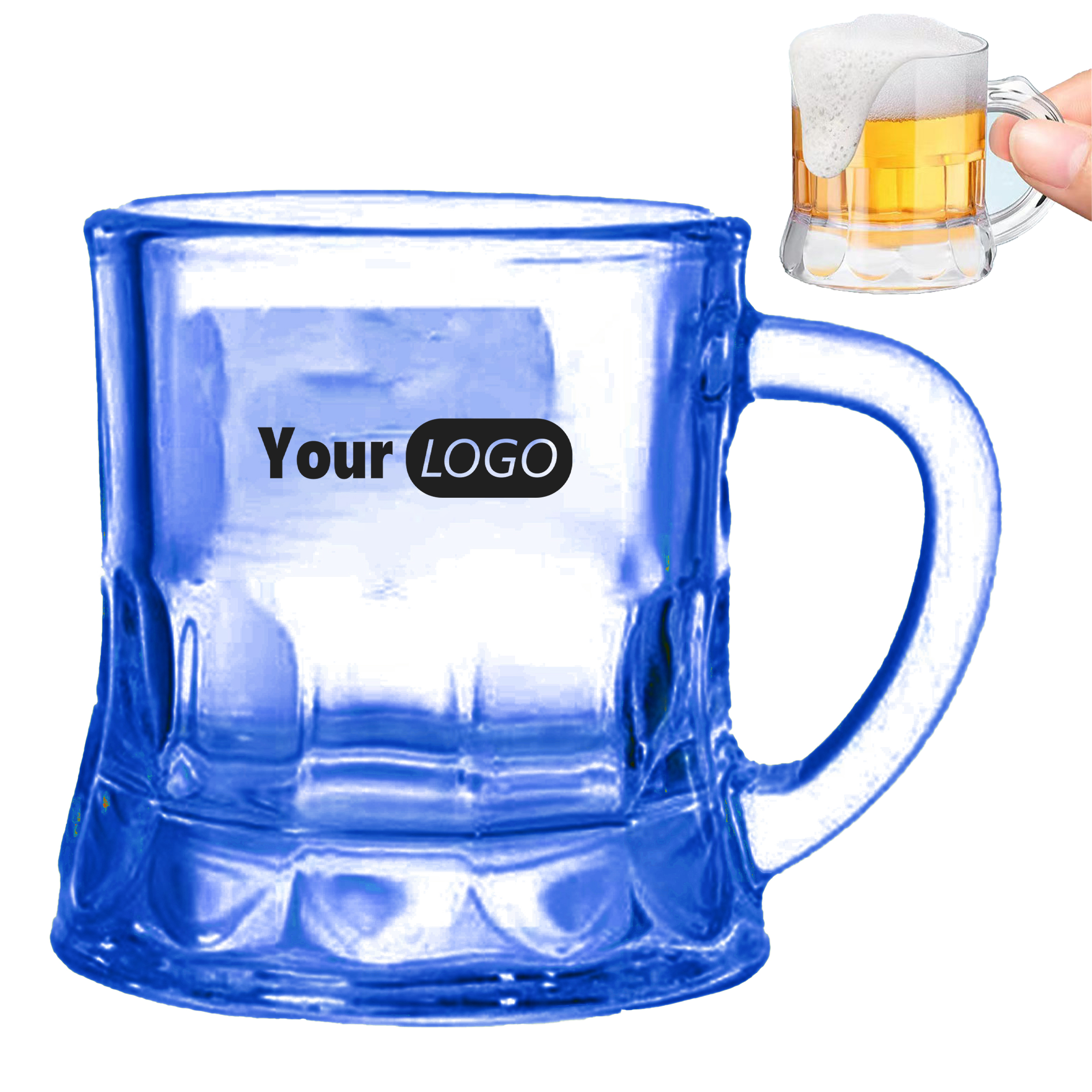 Plastic Mini Mug Shot Glass ?C Durable 1.25 Oz. Plastic Party Essential 1