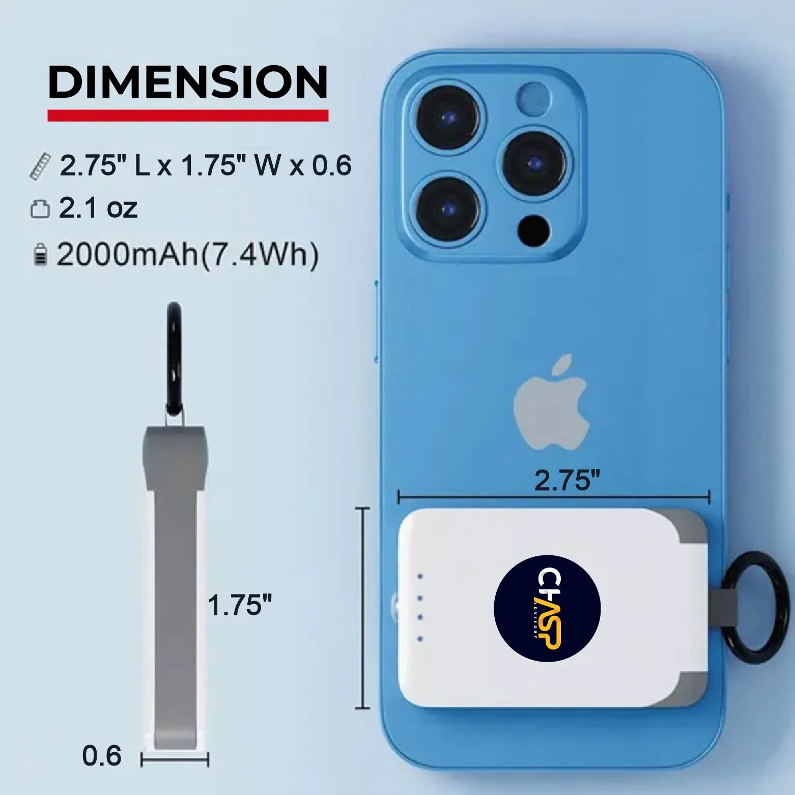 TRIAD - POWER BANK/FLASHLIGHT/KEY TAG 1
