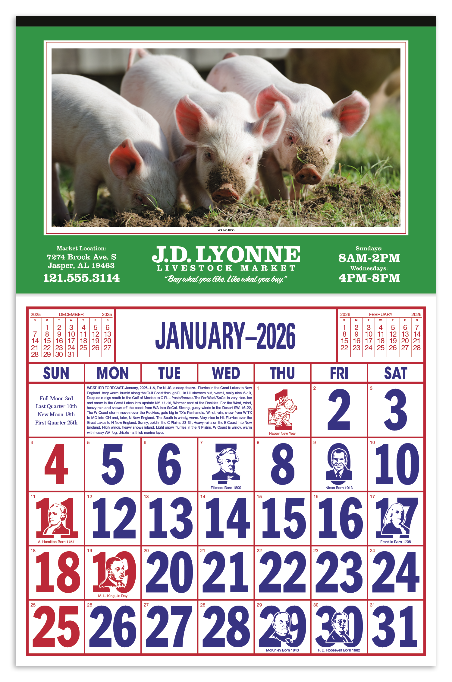 Skinner & Kennedy® Large Everyday Farm Memo 27