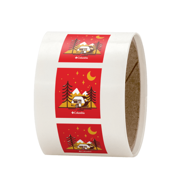 2" x 2" Square Roll Labels