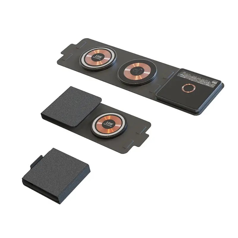 Foldable Wireless Charging Station With Adapter 5