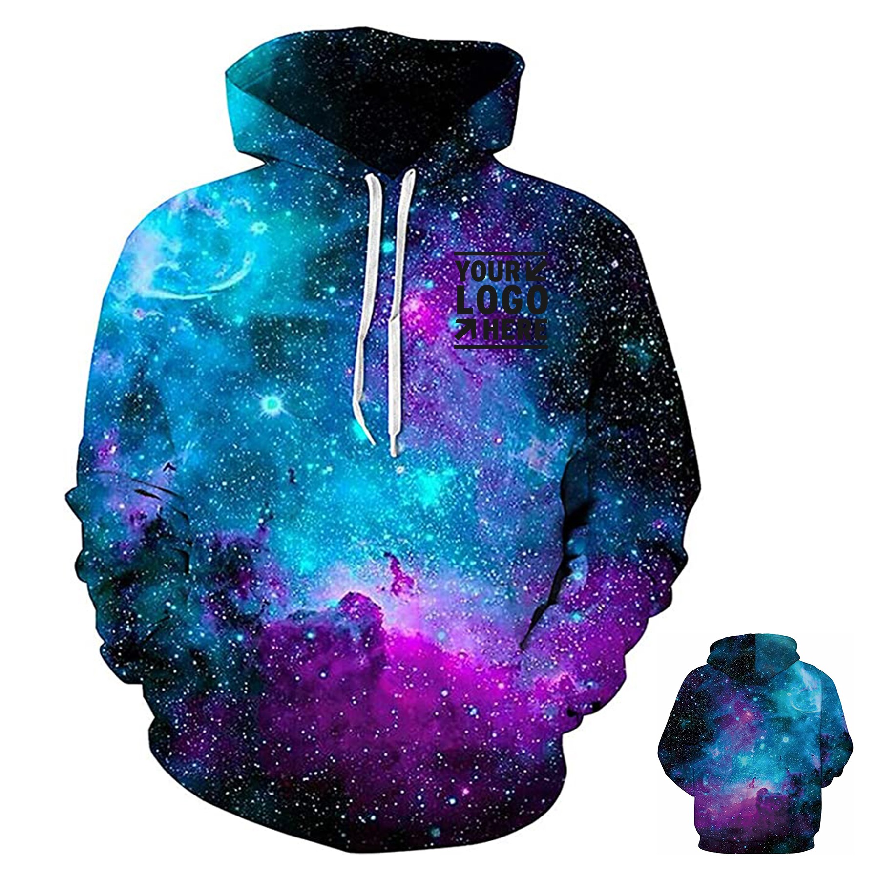 Starry Sky Digital Hoodies 2