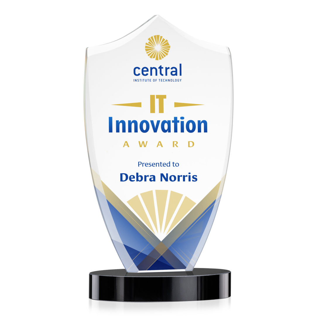 Skylark Shield VividPrint™ Award - Black 6