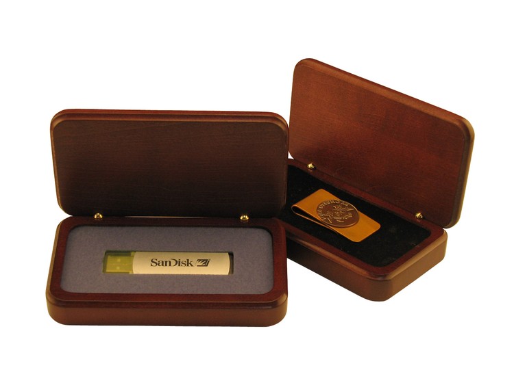 Wood Presentation Box, 5 1/8" x 2 3/4 " x 1 1/8" 9