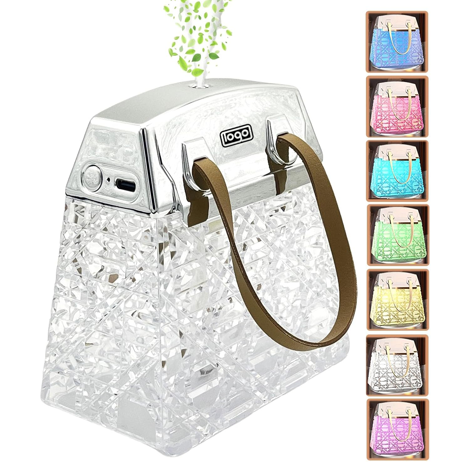 Portable Auto Shut-Off 7 Color Lights Mini Humidifier 13