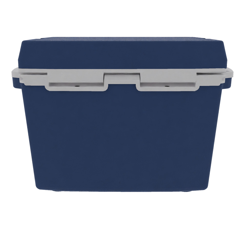 Taiga 27 Quart Cooler: Custom molded Logo, Custom PMS Color 14