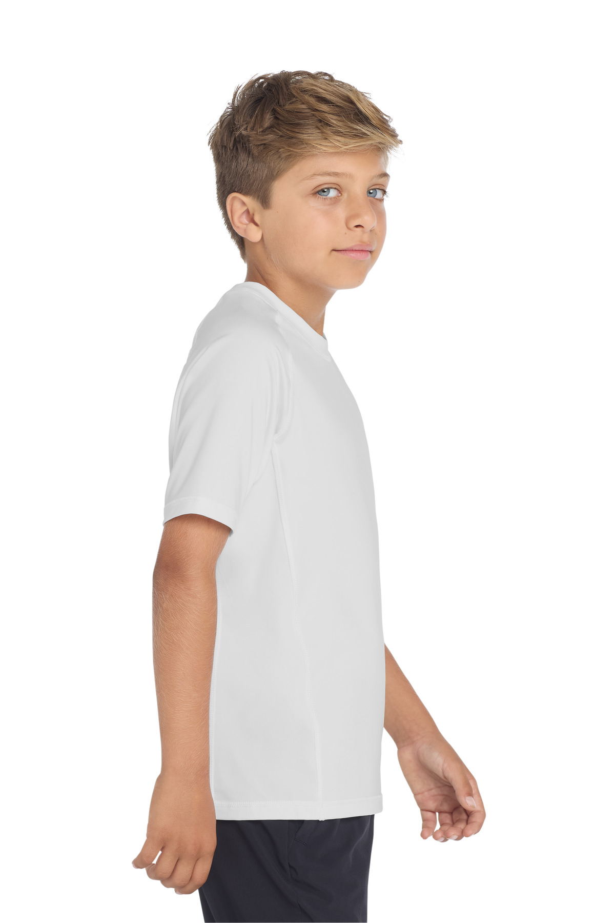 Sport-Tek Youth Rashguard Tee. YST470 7