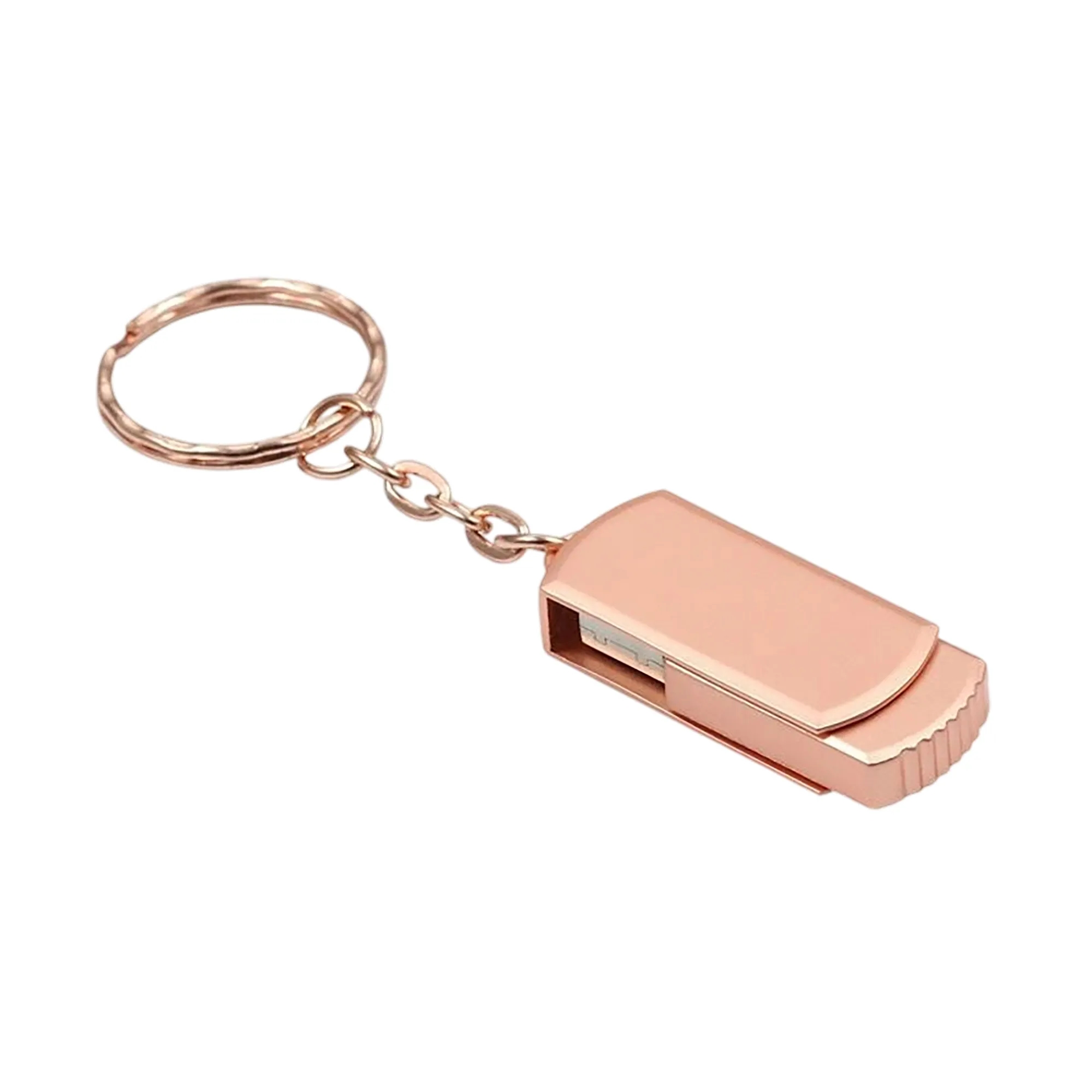 4 GB Metal USB Flash Drive with Keychain 7