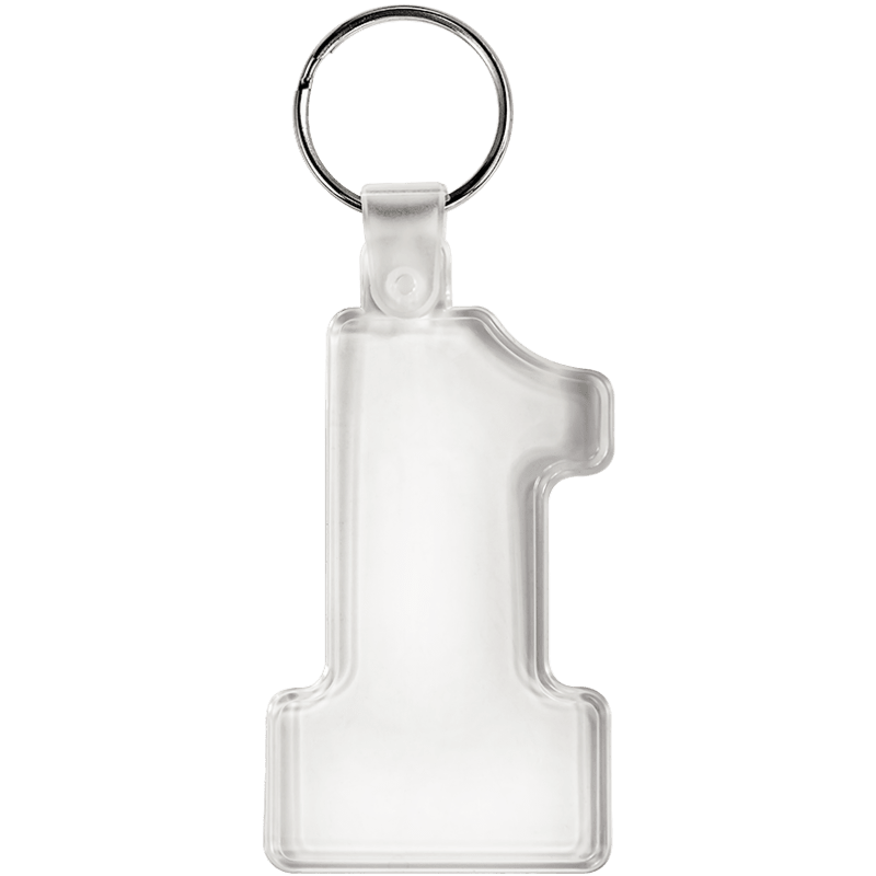 Number One Soft Plastic Keychains 7