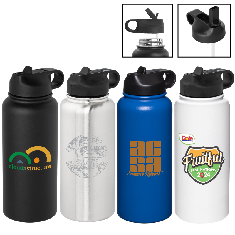 ON SALE! Titan 32 oz. Vacuum Insulated Water Bottle, custom water bottle with logo imprint 2