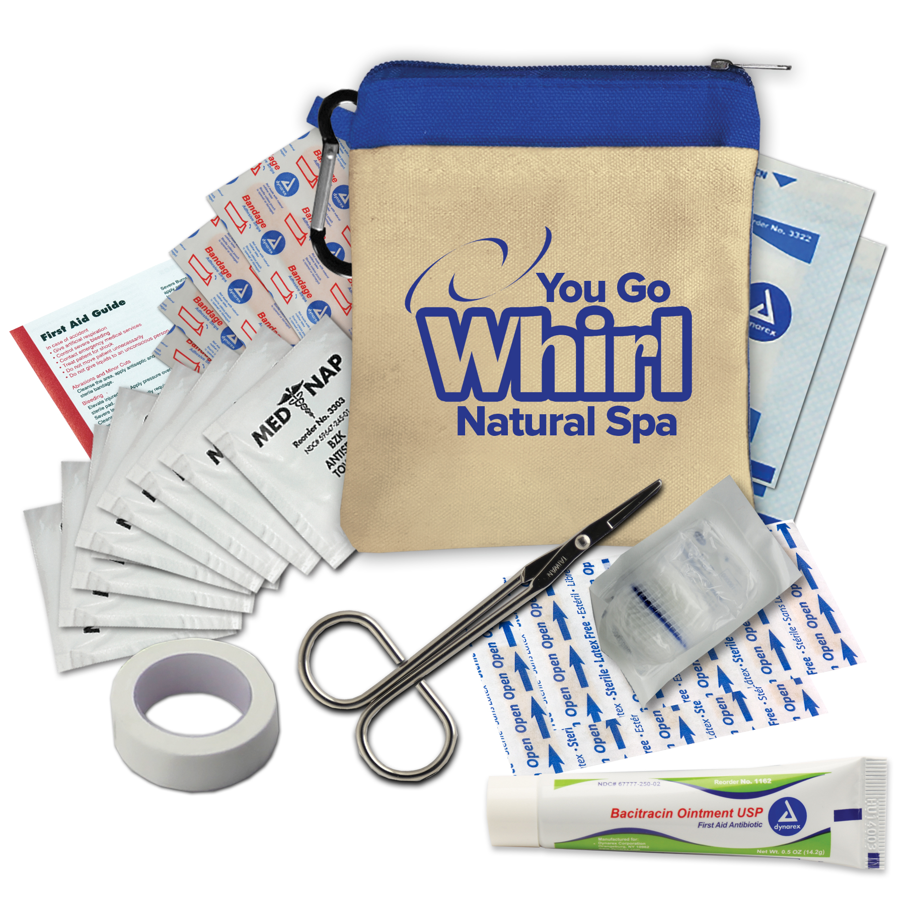 Canvas Zipper Tote First Aid