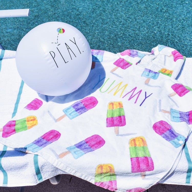 Hooded Towel & Beach Ball Sets - Assorted 2