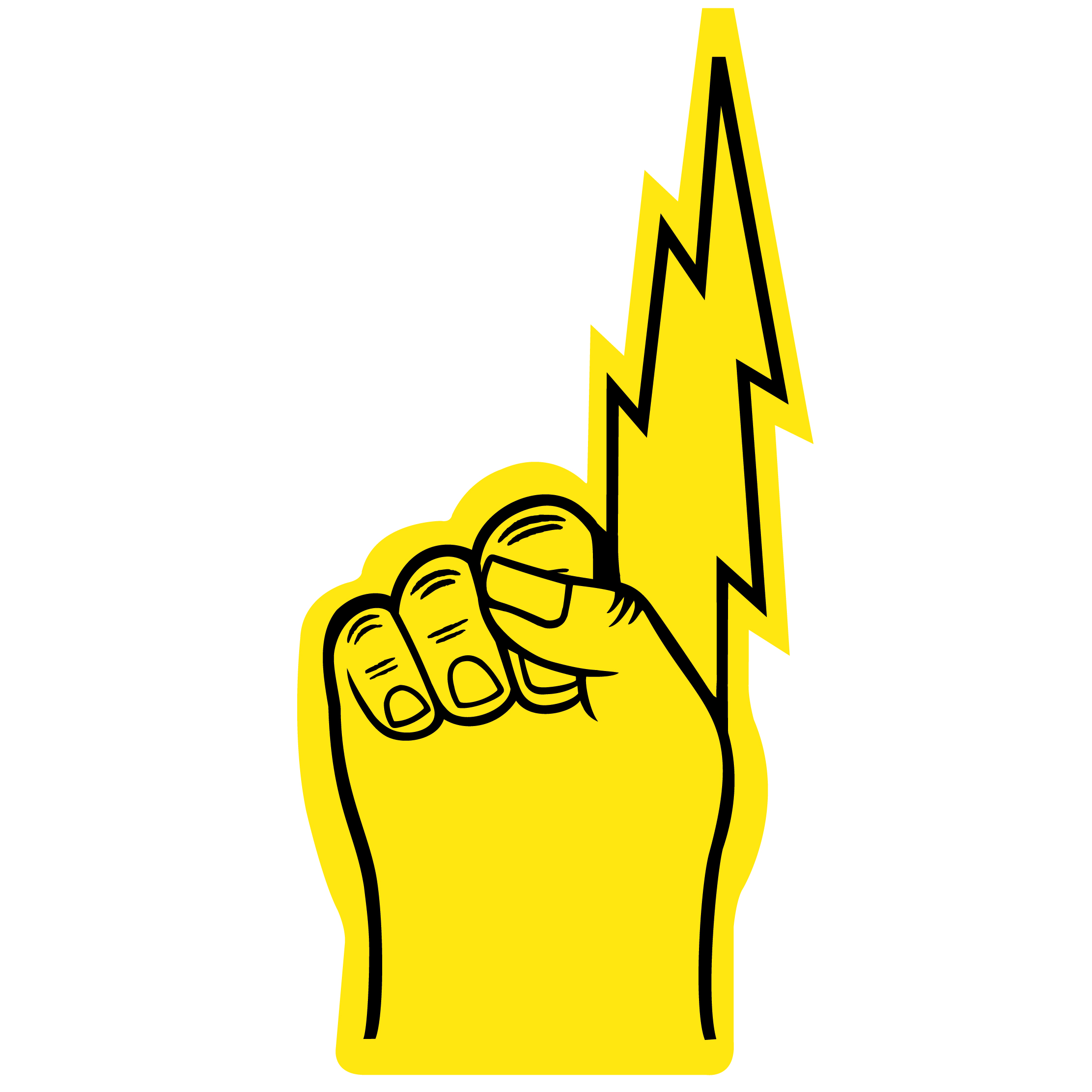 18" Lightning Bolt Hand 14