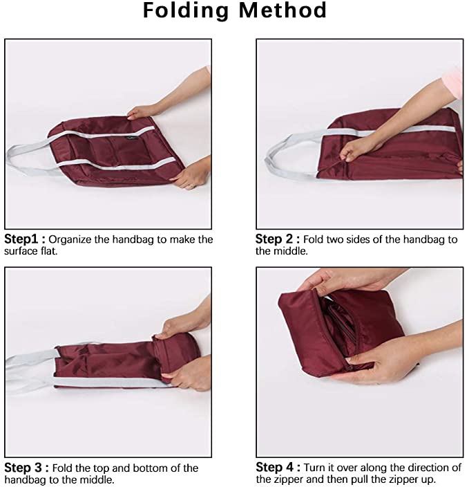 Foldable Travel Duffel Tote Bag Carry on Luggage 12