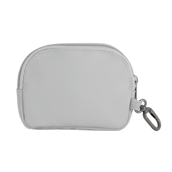 Branson Round Recycled PU Zip Pouch 3
