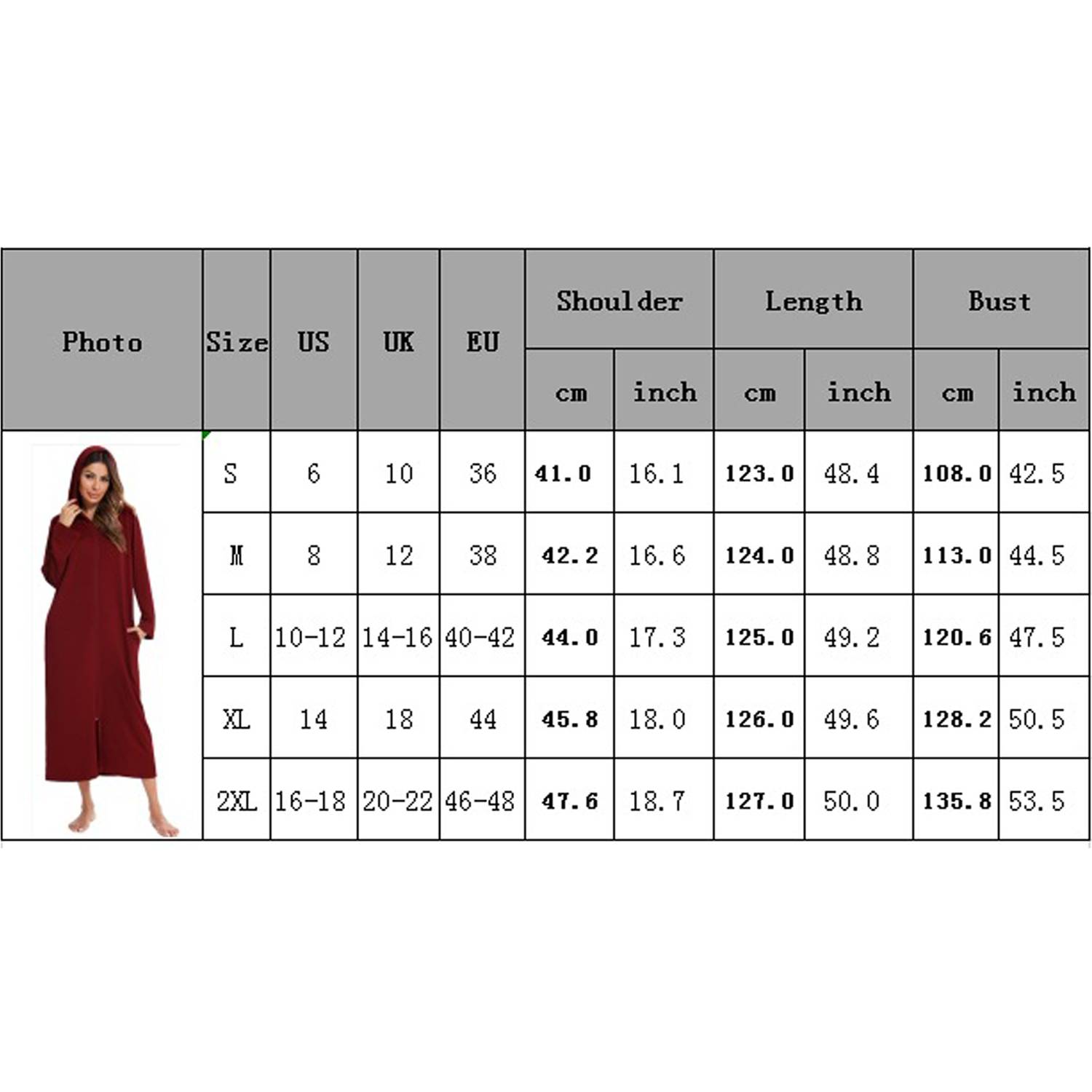 All-Season Long Zippered Housecoat Nightgown 11