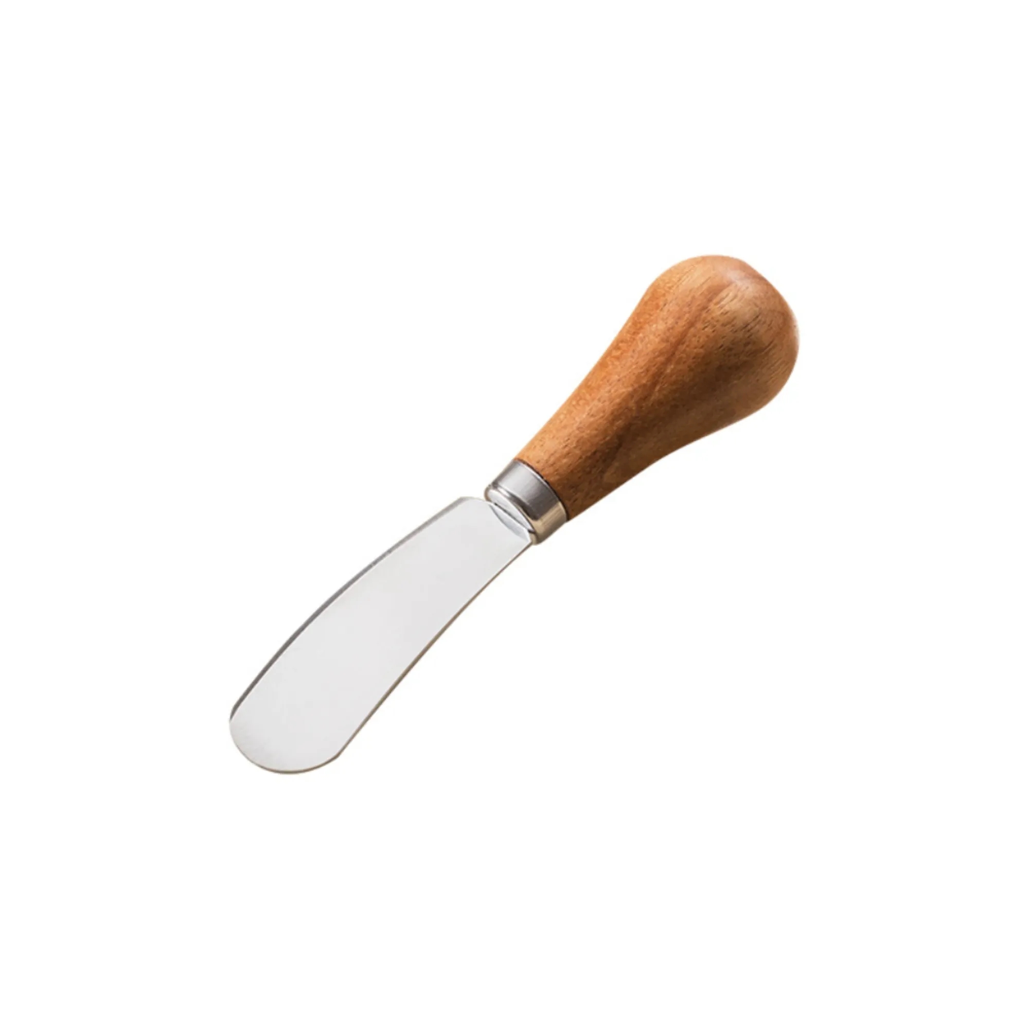 Standing Acacia Handle Butter Spatula For Bread 3