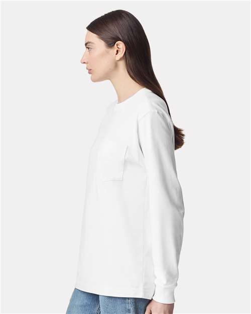 Unisex Super Heavyweight Long Sleeve Pocket Tee - 9410 21