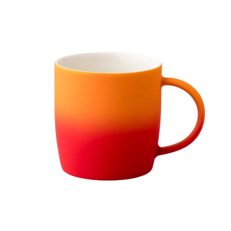 Custom 12 oz. Frosted Gradient Ceramic Mugs 9