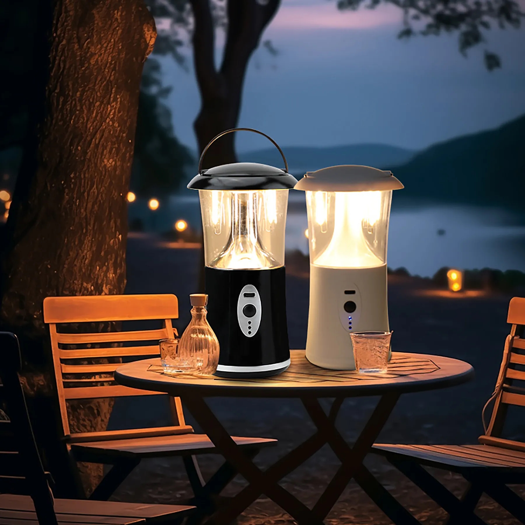 Plastic Camping Solar Multifunctional Horse Lamp 4