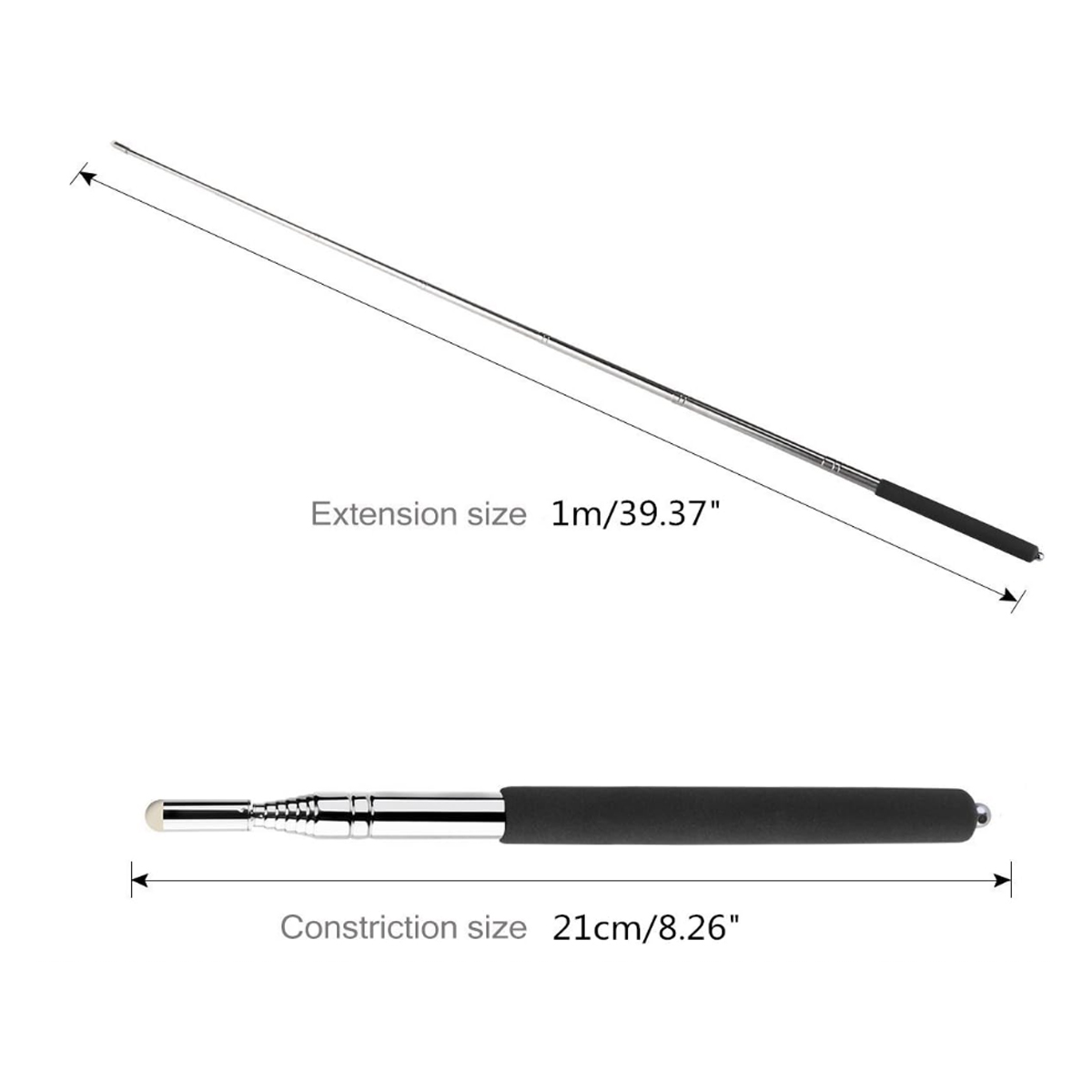 Telescopic Acupressure Massage Pen with Soft Round Tip 3