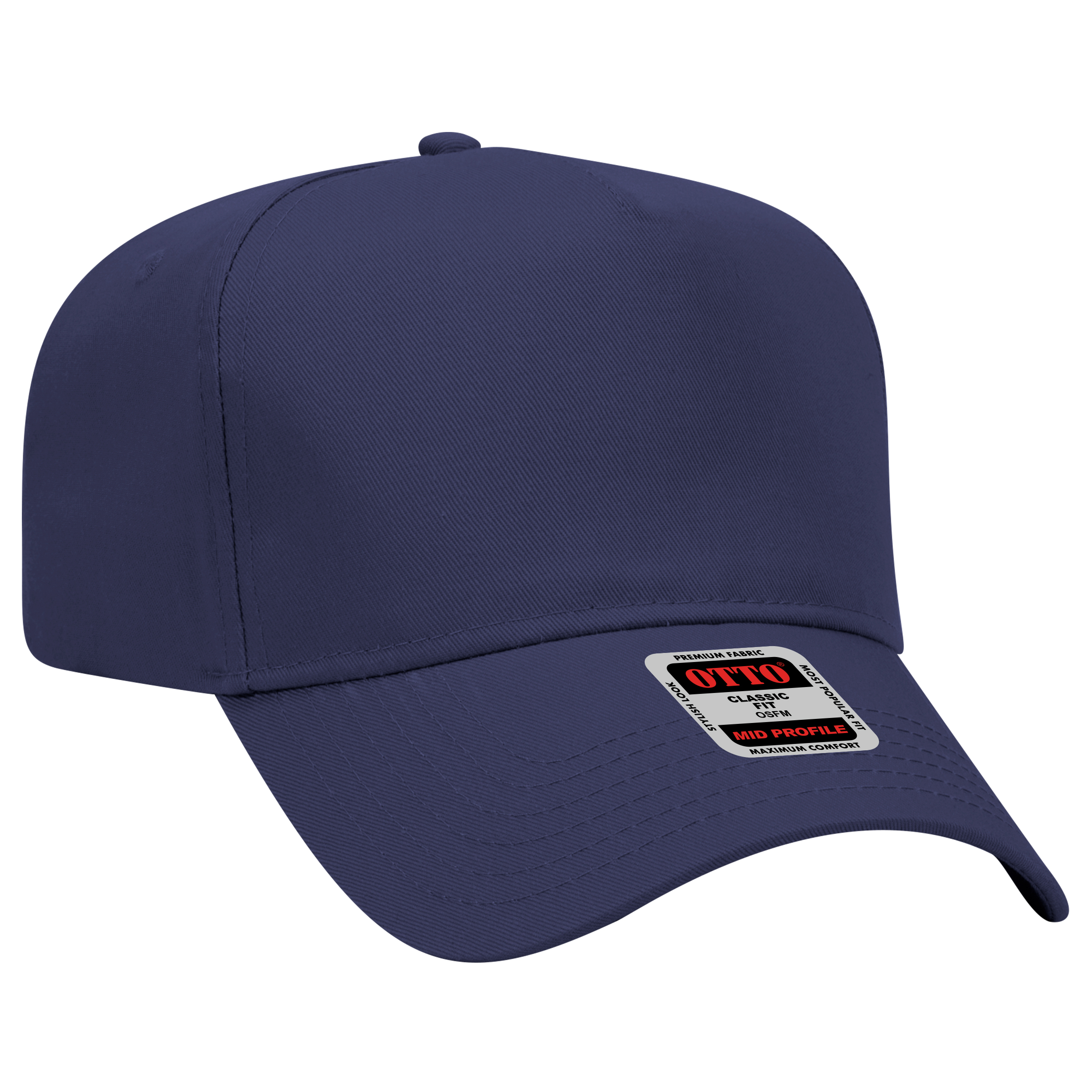 OTTO CAP® 5 Panel Mid Profile Baseball Cap 66