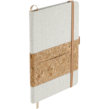 FSC® Mix 5.5" x 8.5" Recycled Cotton Cork Notebook 55