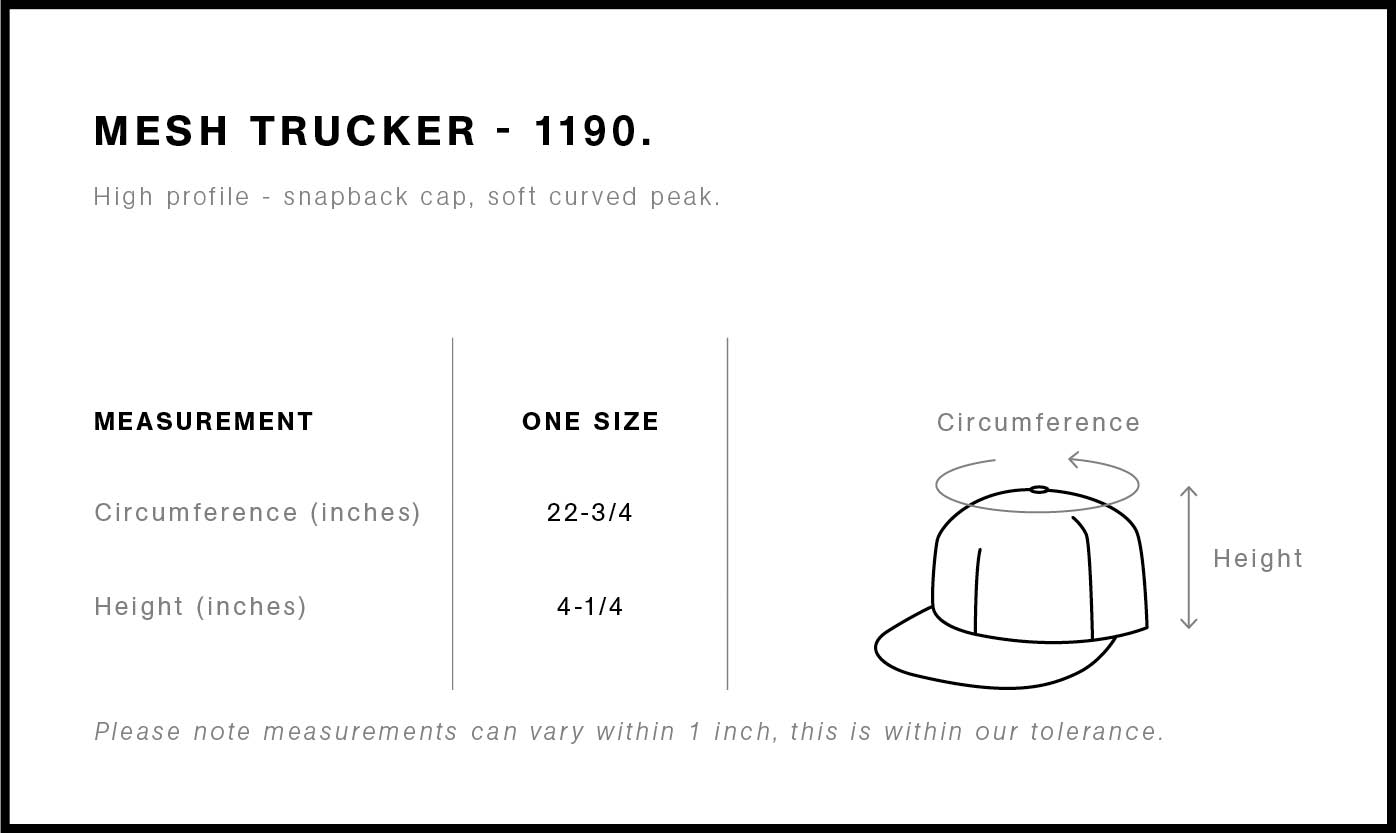 Mesh Trucker Cap | 1190 41
