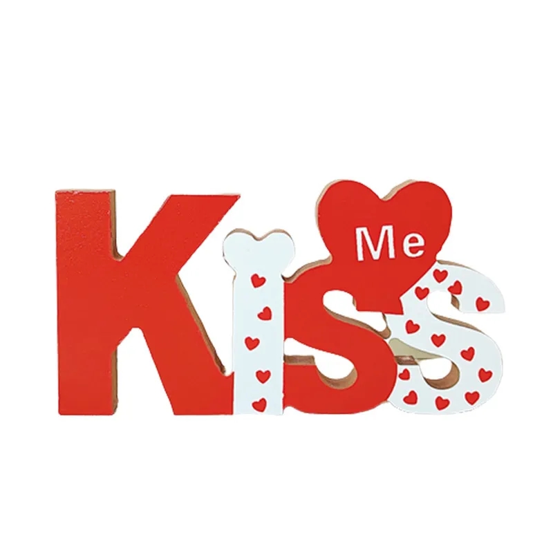 Wooden Valentine's Day Ornaments 1