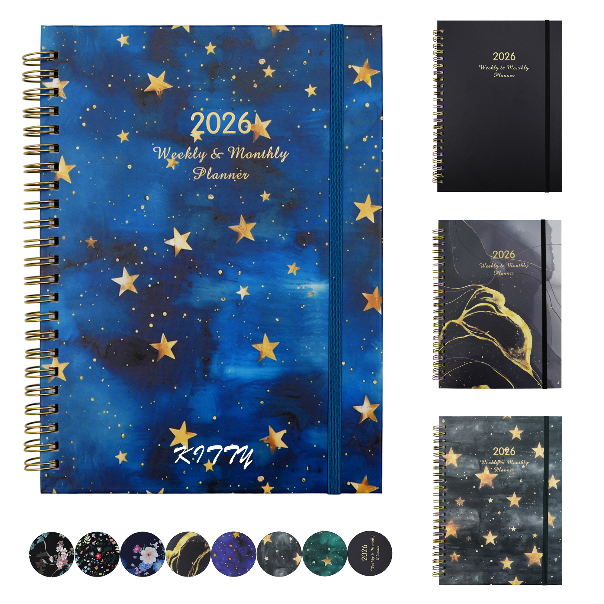 A5 Weekly Planner with Elastic Band