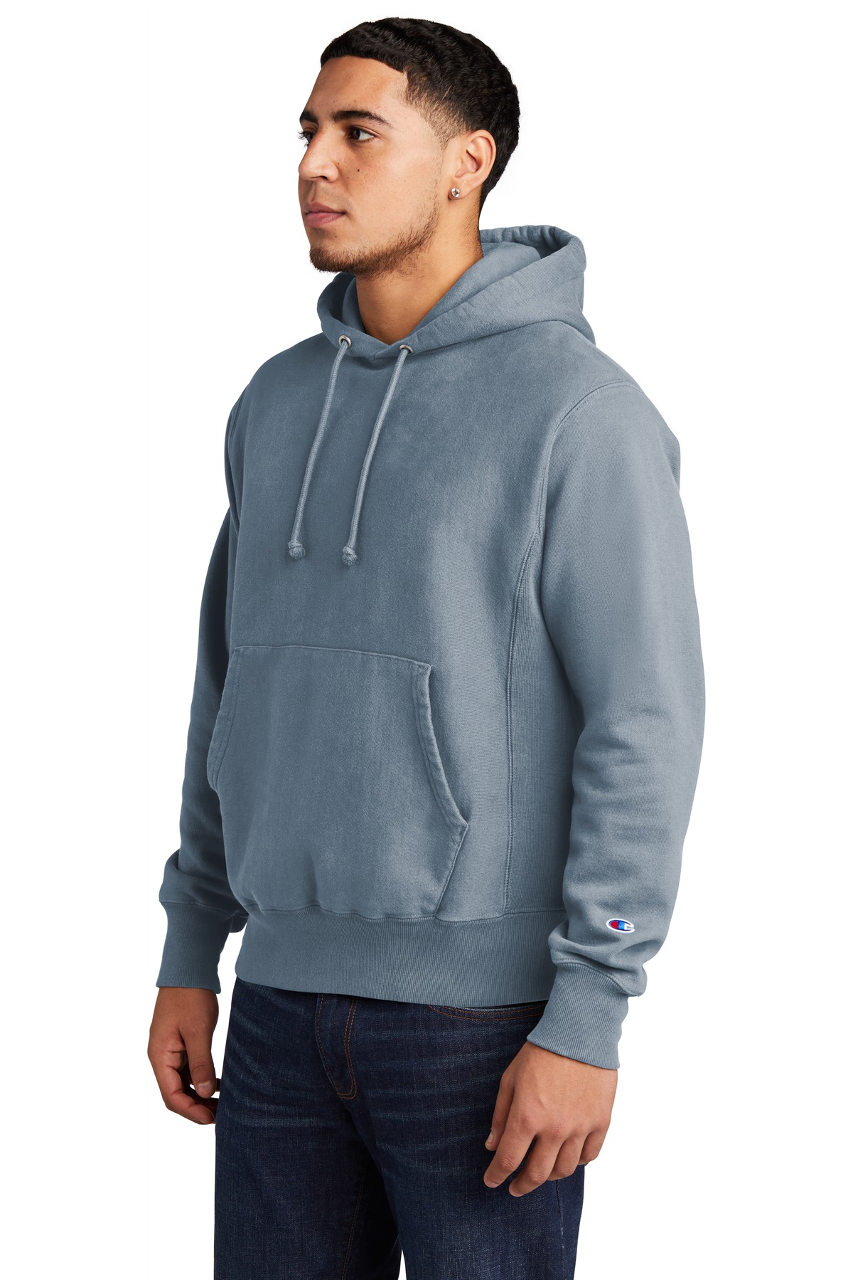 Champion Reverse Weave Garment-Dyed Hooded Sweatshirt. GDS101 3