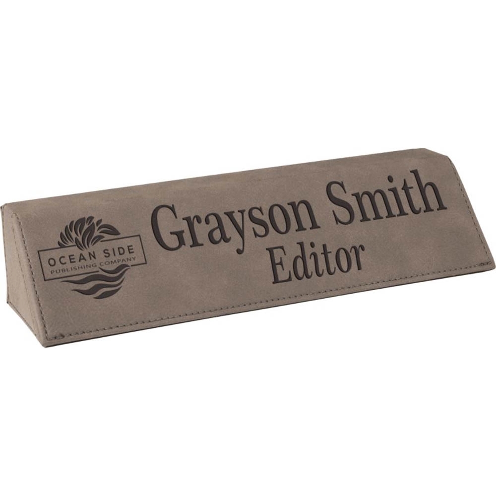 Leatherette Desk Wedge 5