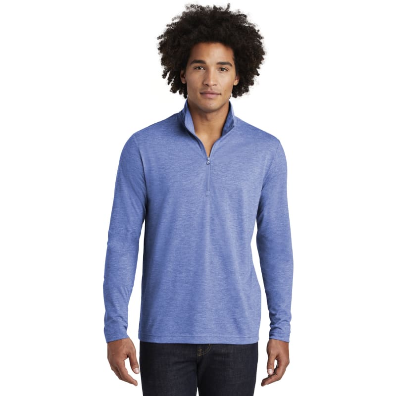 Sport-Tek PosiCharge Tri-Blend Wicking 1/4-Zip Pullover., custom hoodie or sweatshirt with logo imprint 10