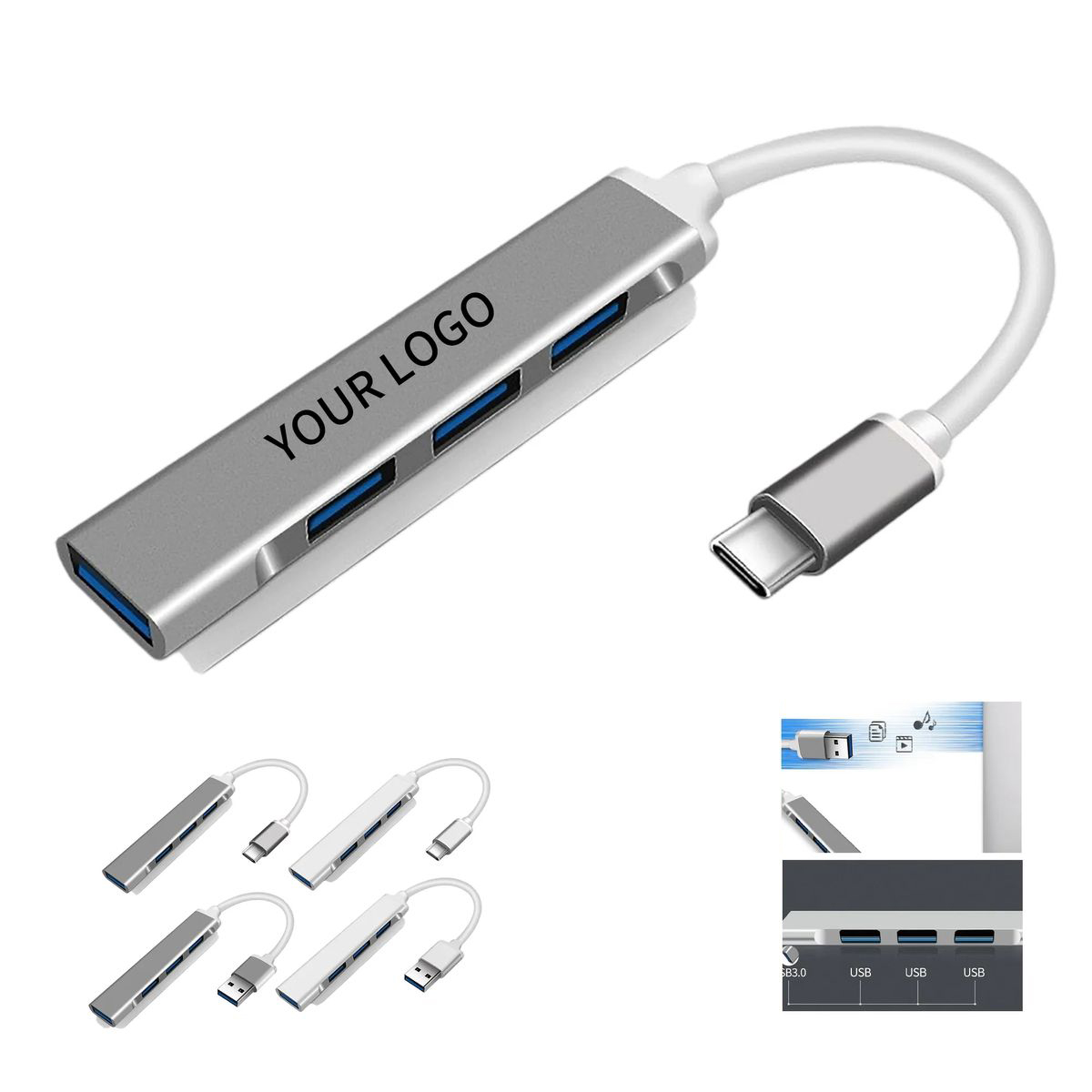 USB Hub with 4 Ports for Reliable Connectivity 2