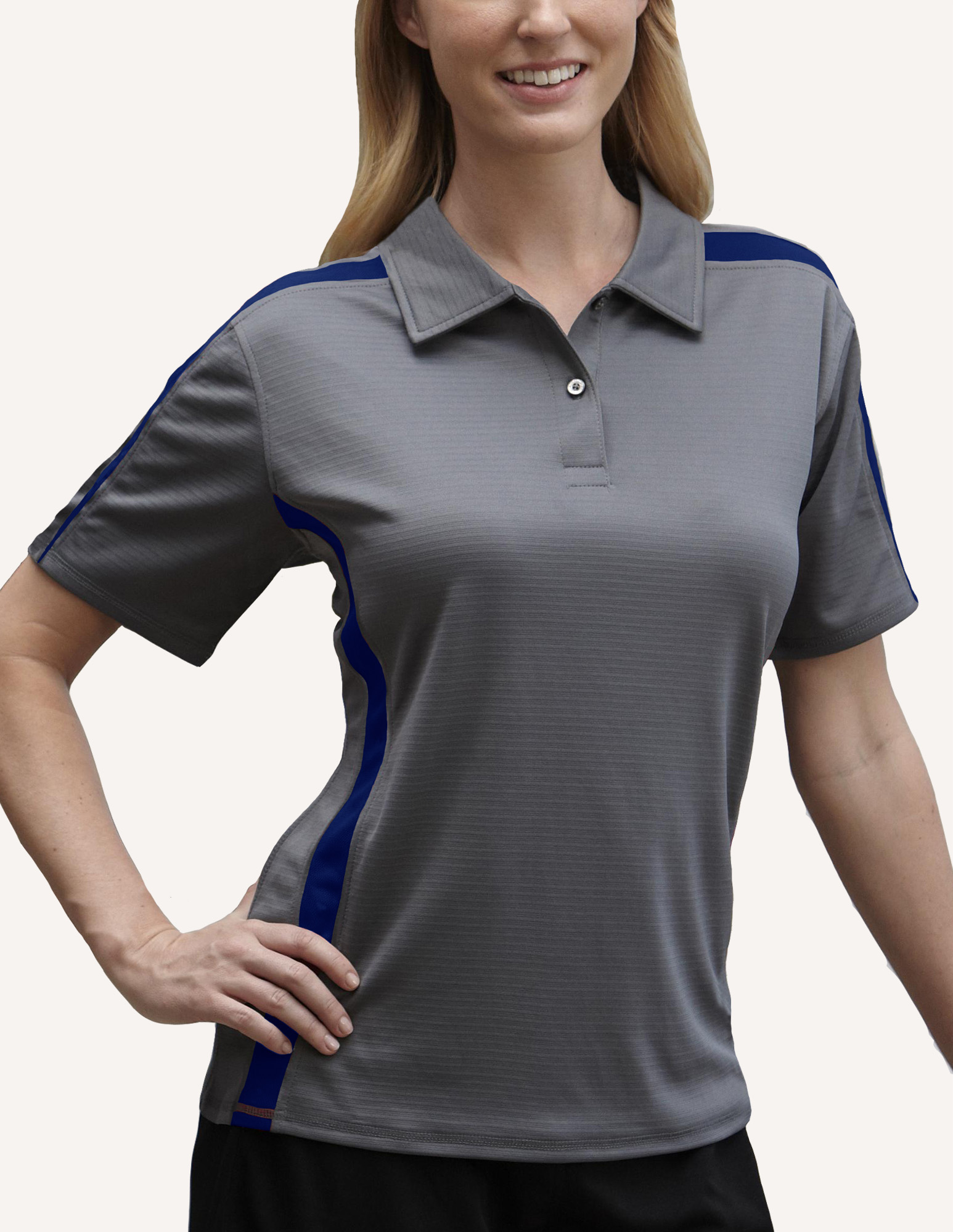 Ladies' Titan Ottoman - Color Block Polo Shirt 5