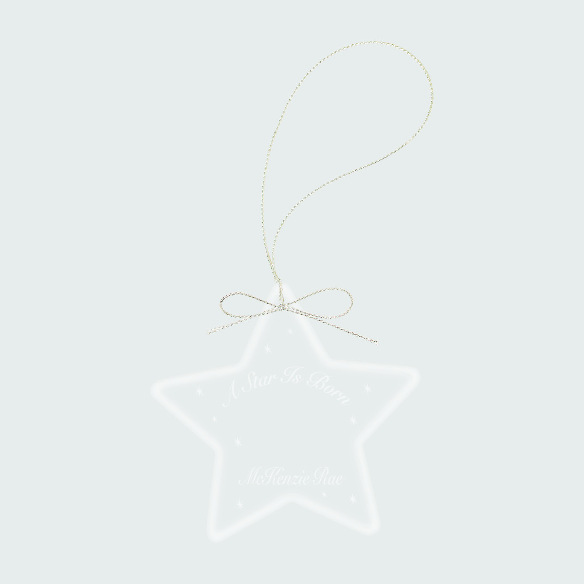 3" Crystal Star Ornament