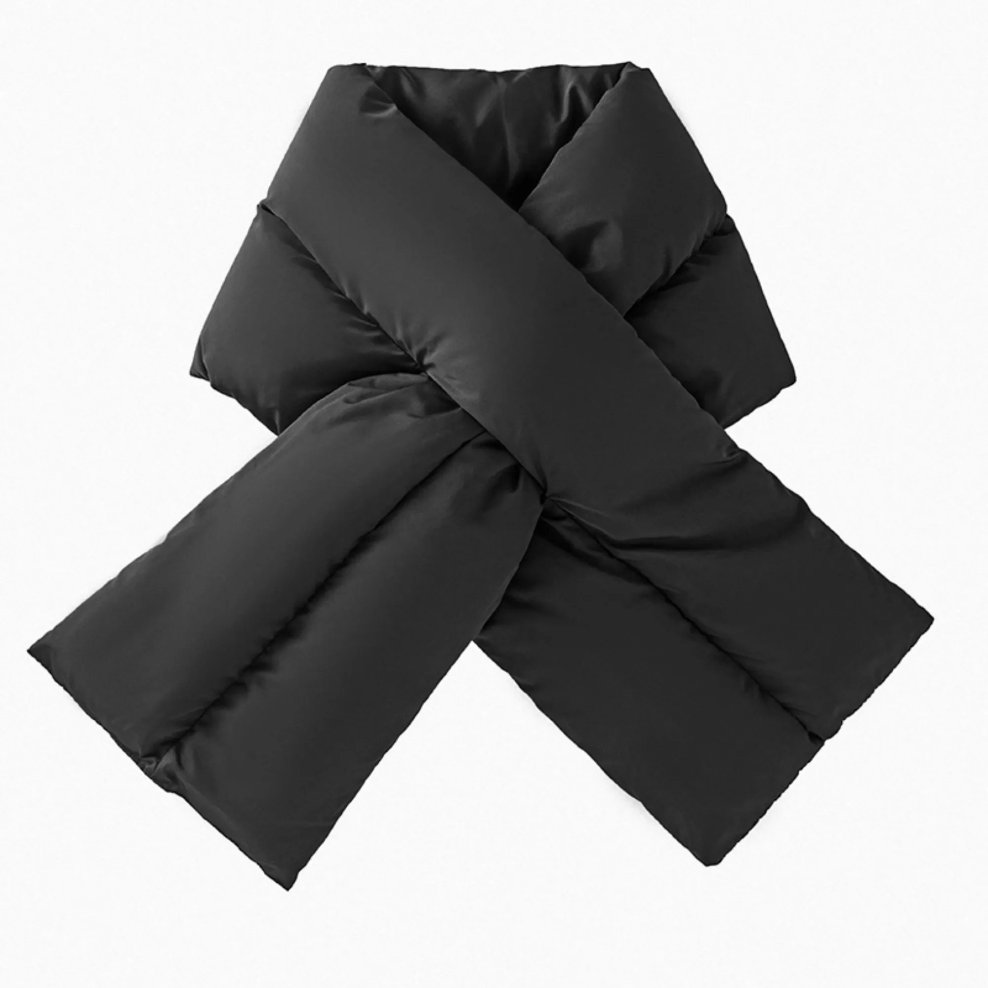 Double Check Feather Silk Cotton Scarf 3