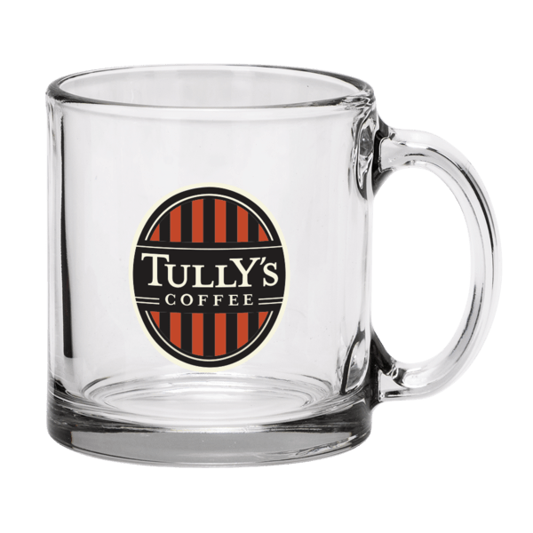 Red Eye 13 oz Libbey Clear Glass Coffee Mug 24