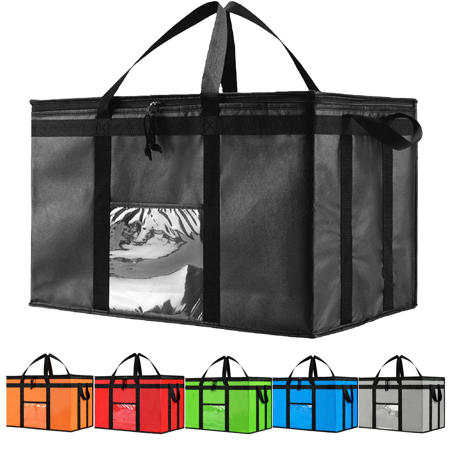 79L Large Nonwoven Insulated Food Delivery Cooler Bag 5