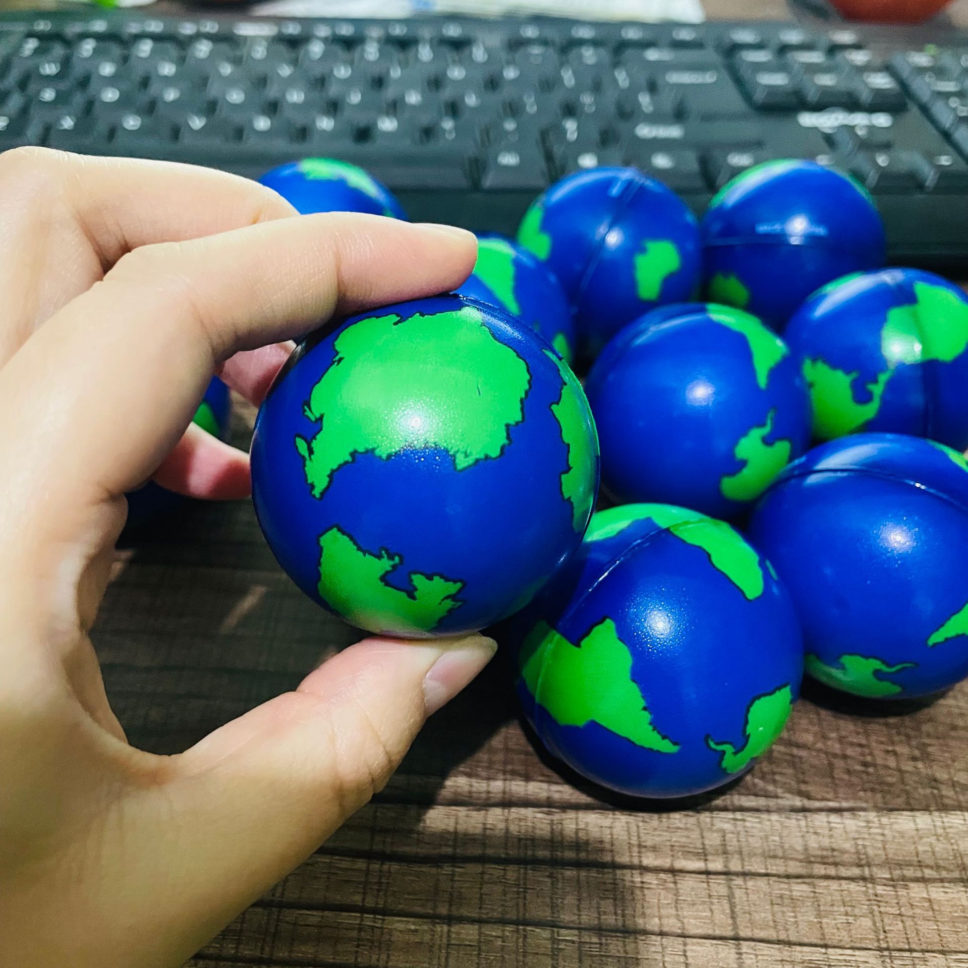 Globe Earth Ball Stress Reliever 3