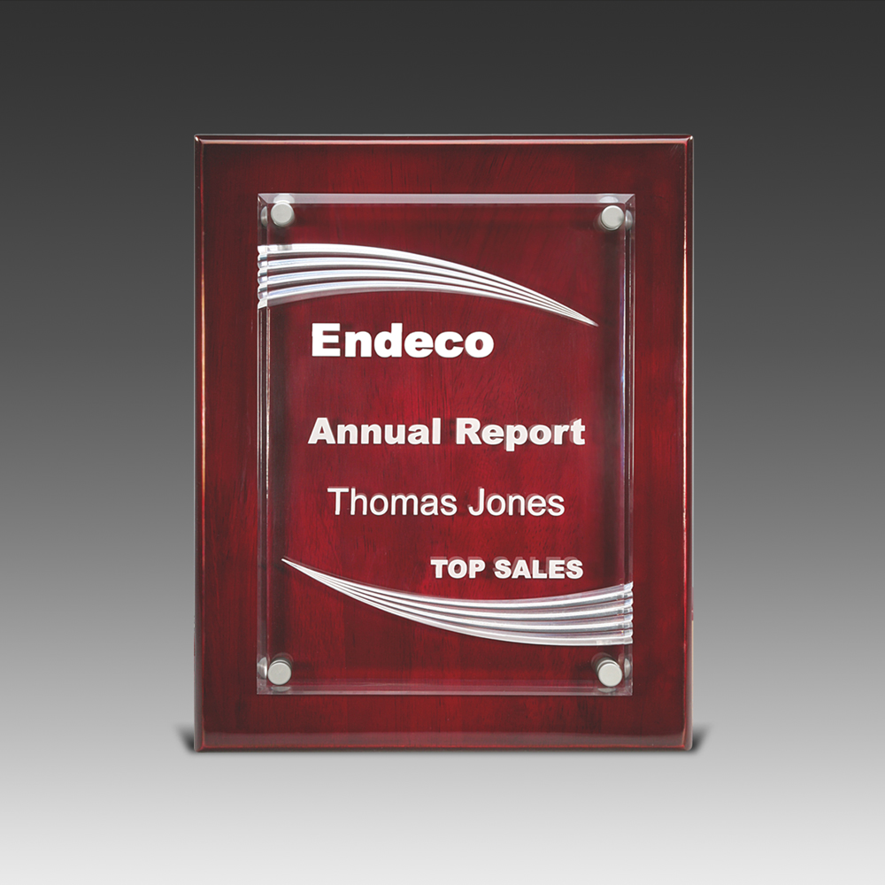 Rosewood Grooves Plaque (7"x9"x1") 1