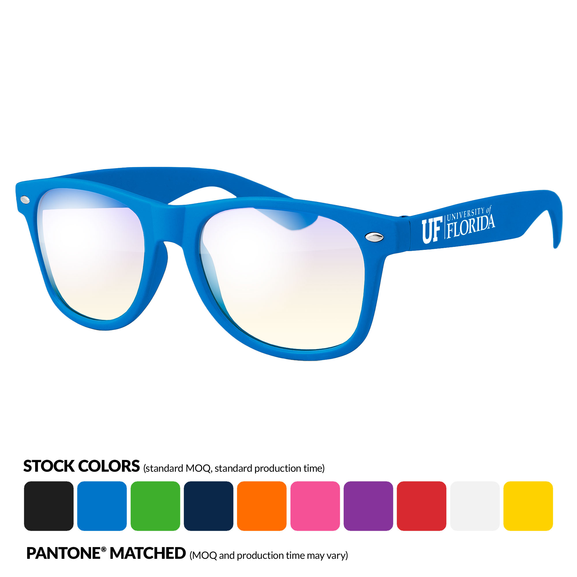 Blue Light Blocking Retro Promotional Glasses w/ 1-color imprint 10