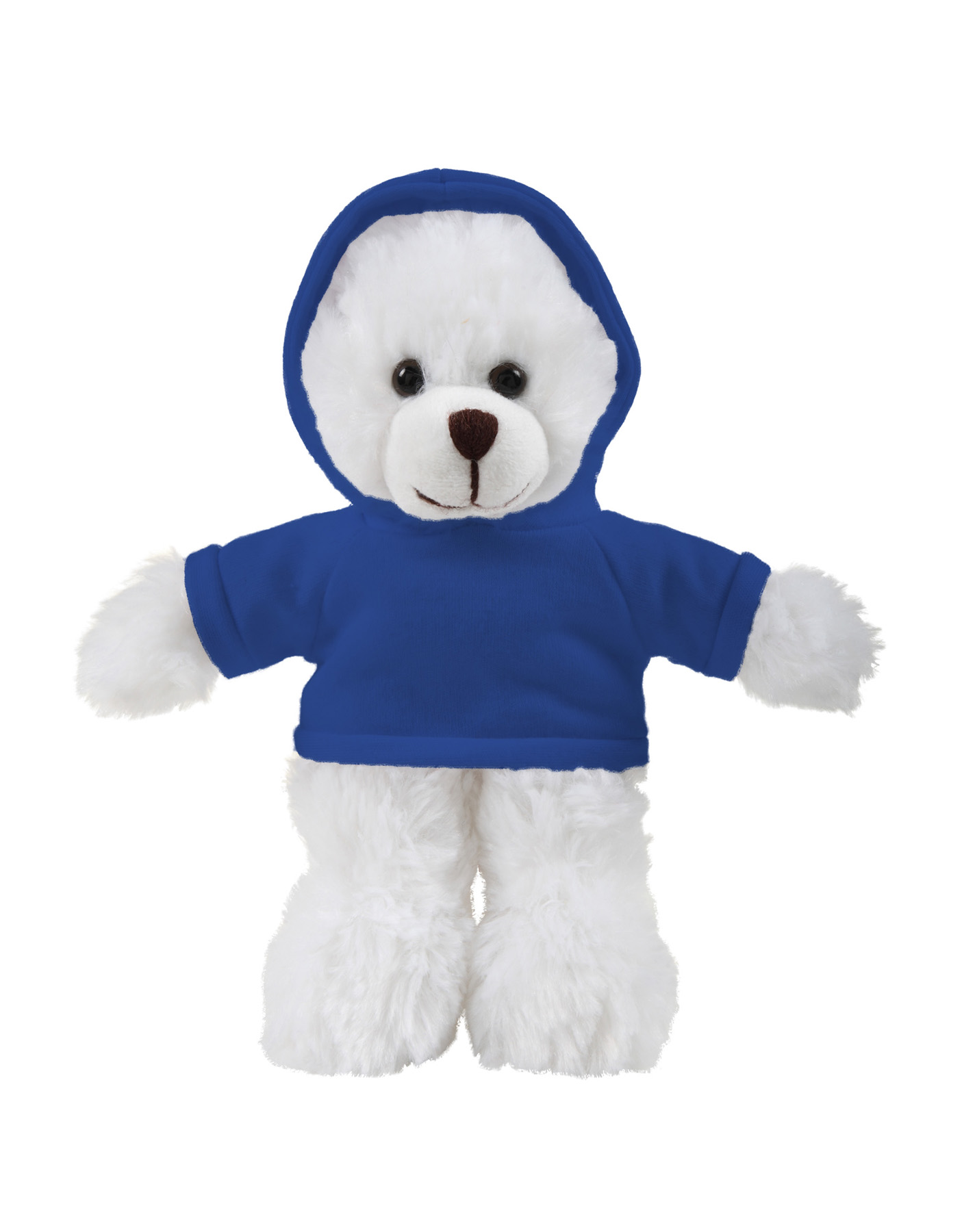 soft plush White Bear with hoodie 2