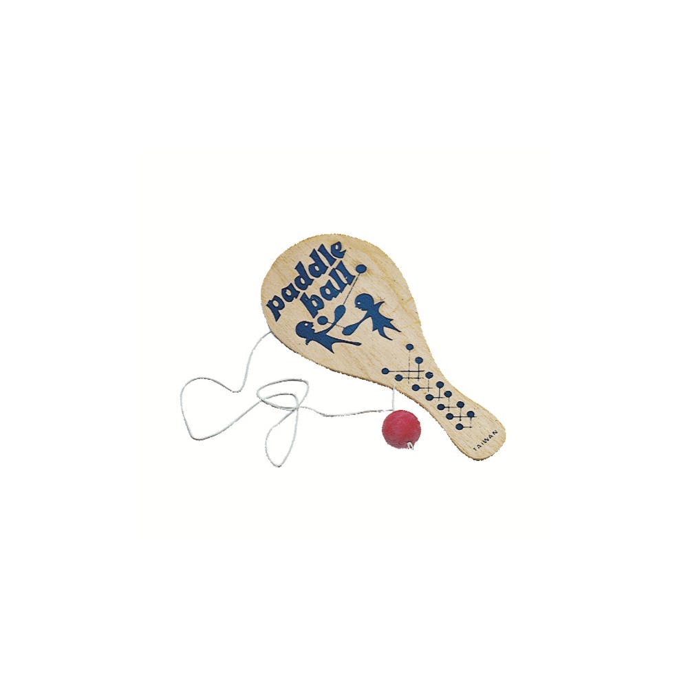 Wooden Paddle Balls 2