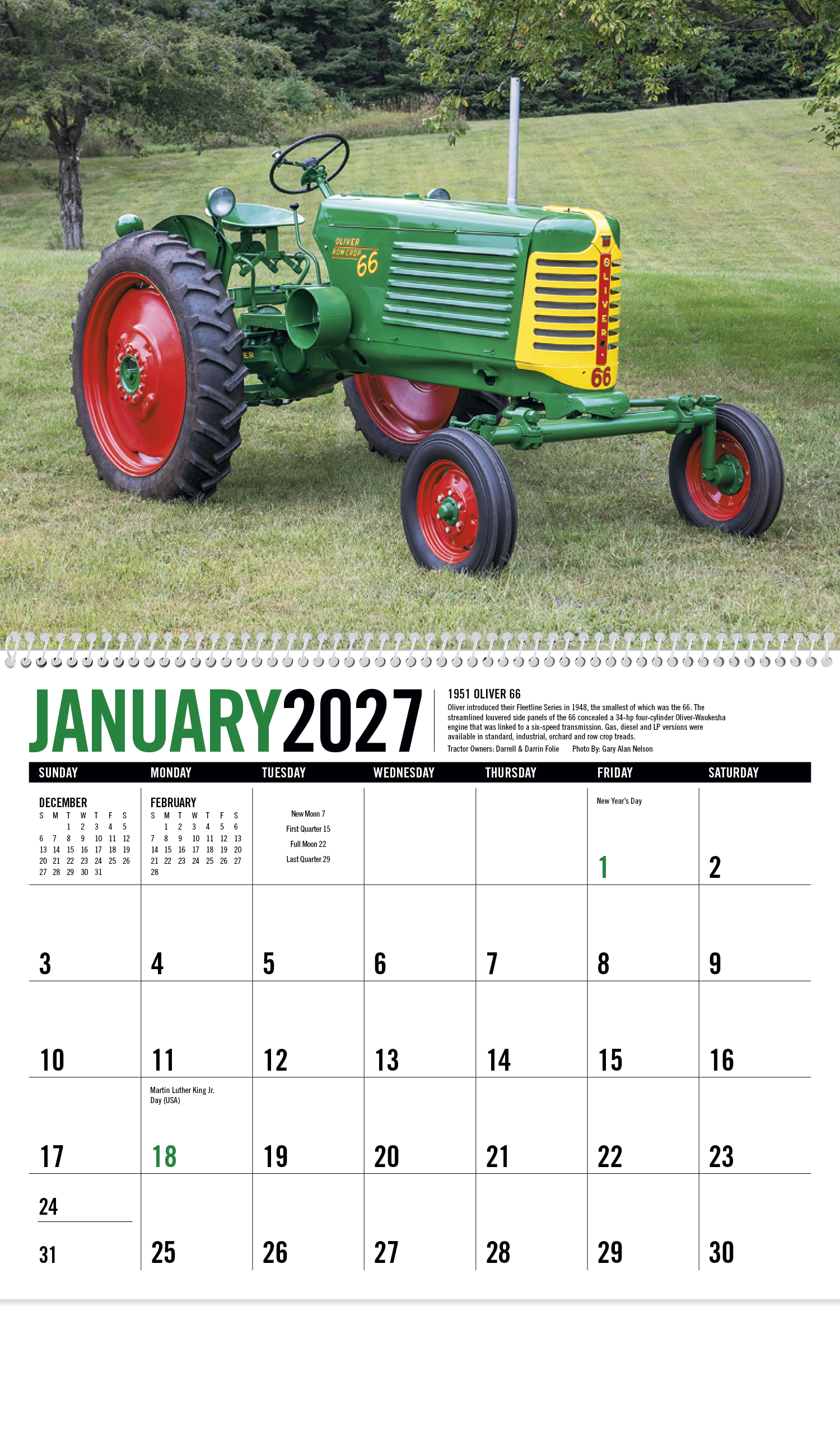 Triumph® Calendars Antique Tractors Calendar 46