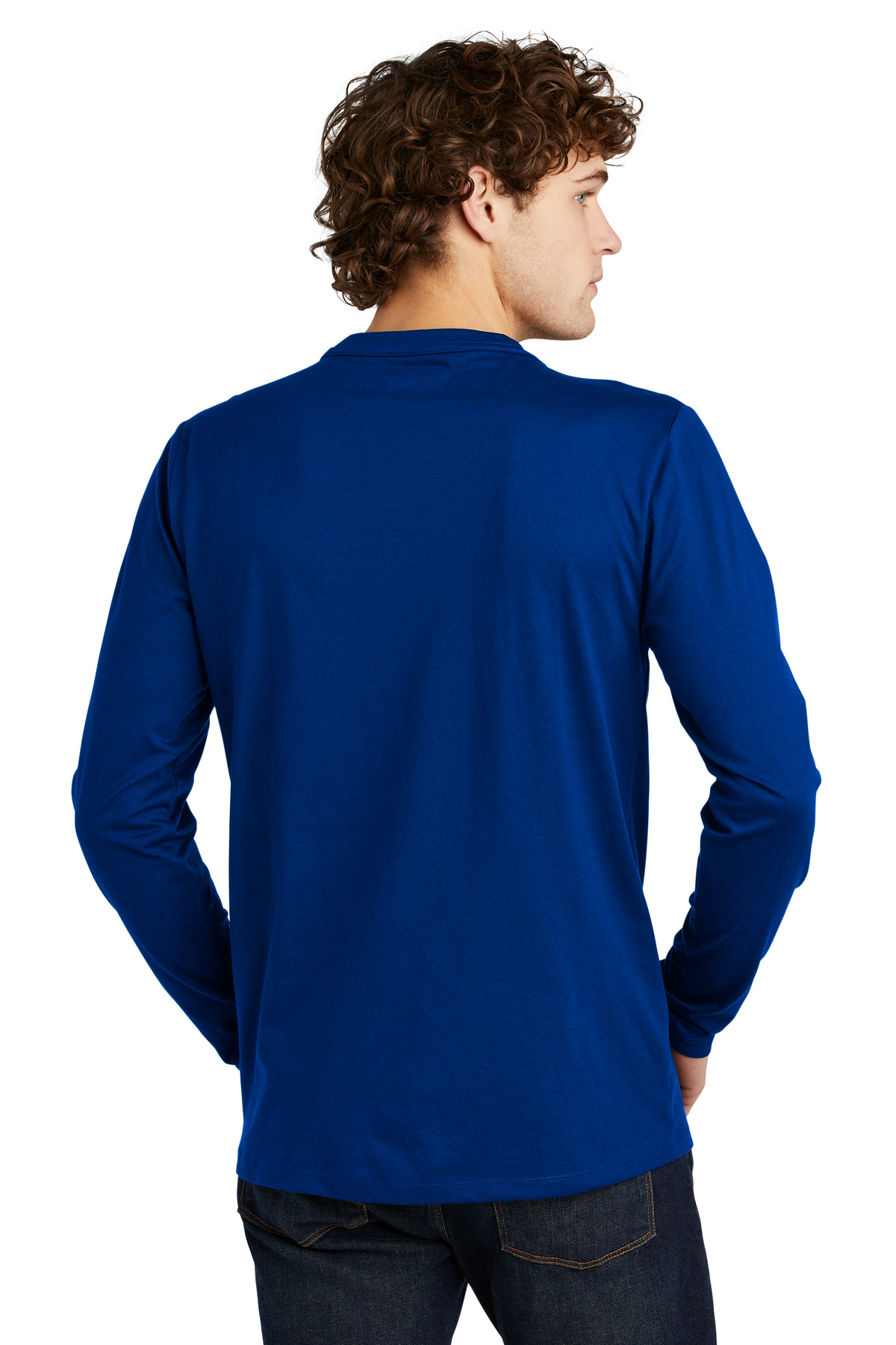 New Era Heritage Blend Long Sleeve Crew Tee. NEA102 43