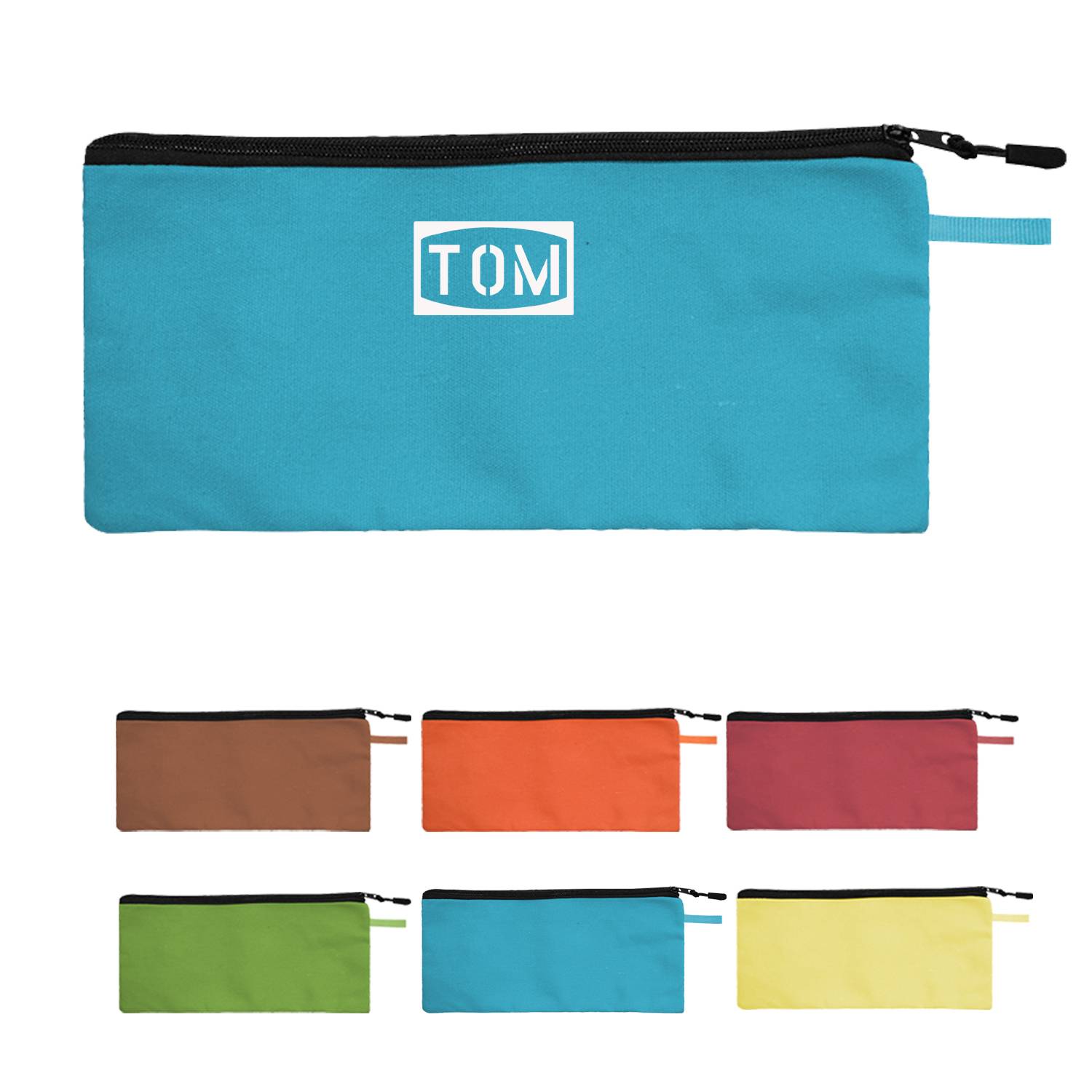Multi Functional Canvas Toolkit Zipper Student Pencil Case 2